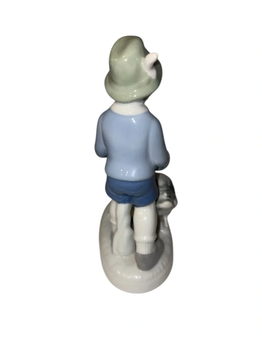 Vintage Gerold Porzellan Bavaria Boy With Geese Figurine Western Germany